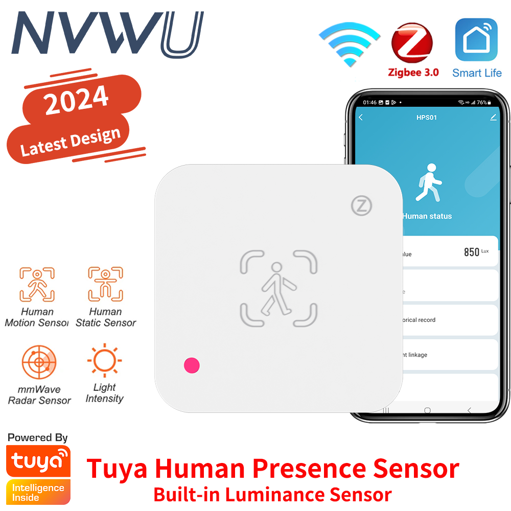 Smart Home Outdoor - Tuya Zigbee WiFi Human Presence Sensor