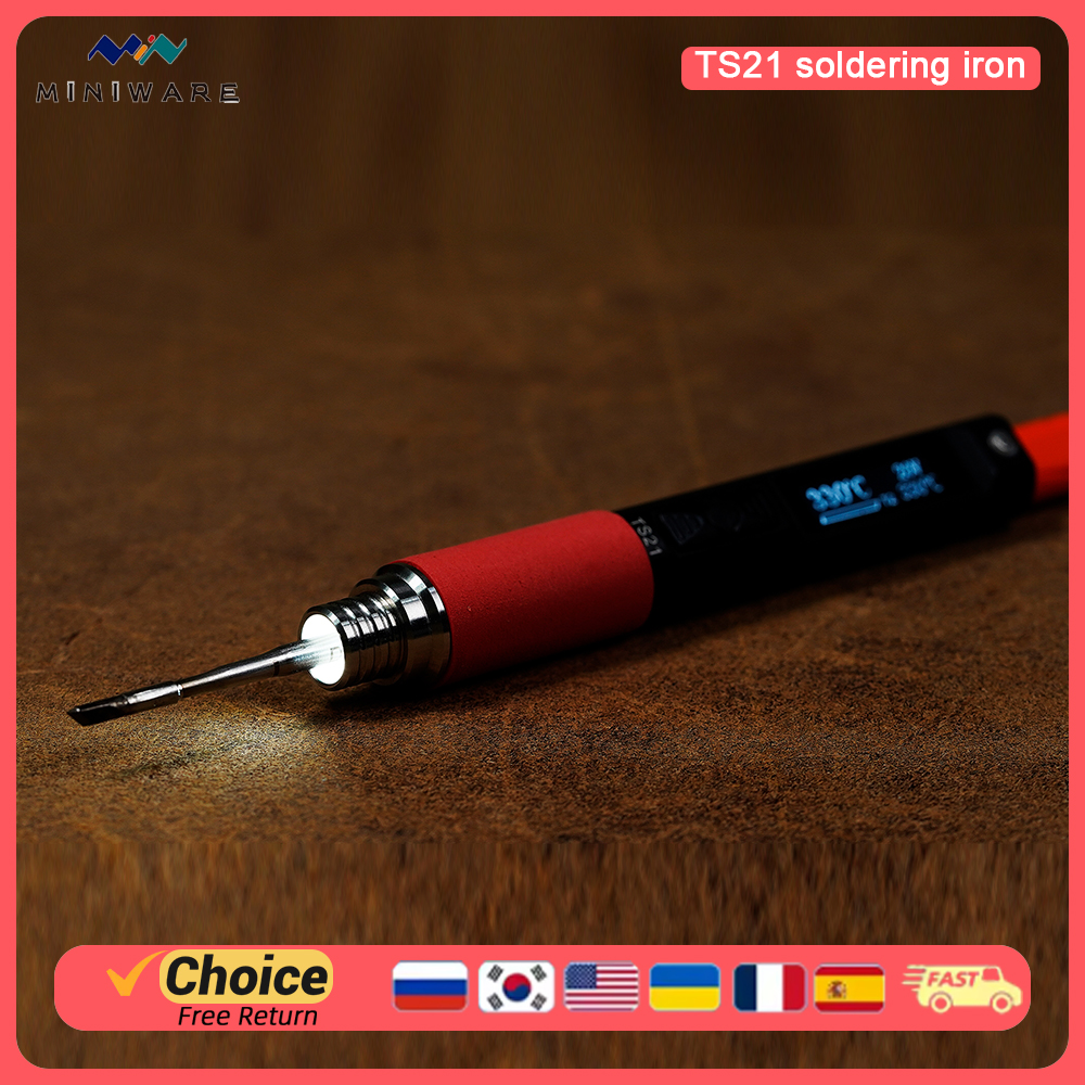 Smart Home Automation - MINIWARE TS21 100W Soldering Iron, PD3.1