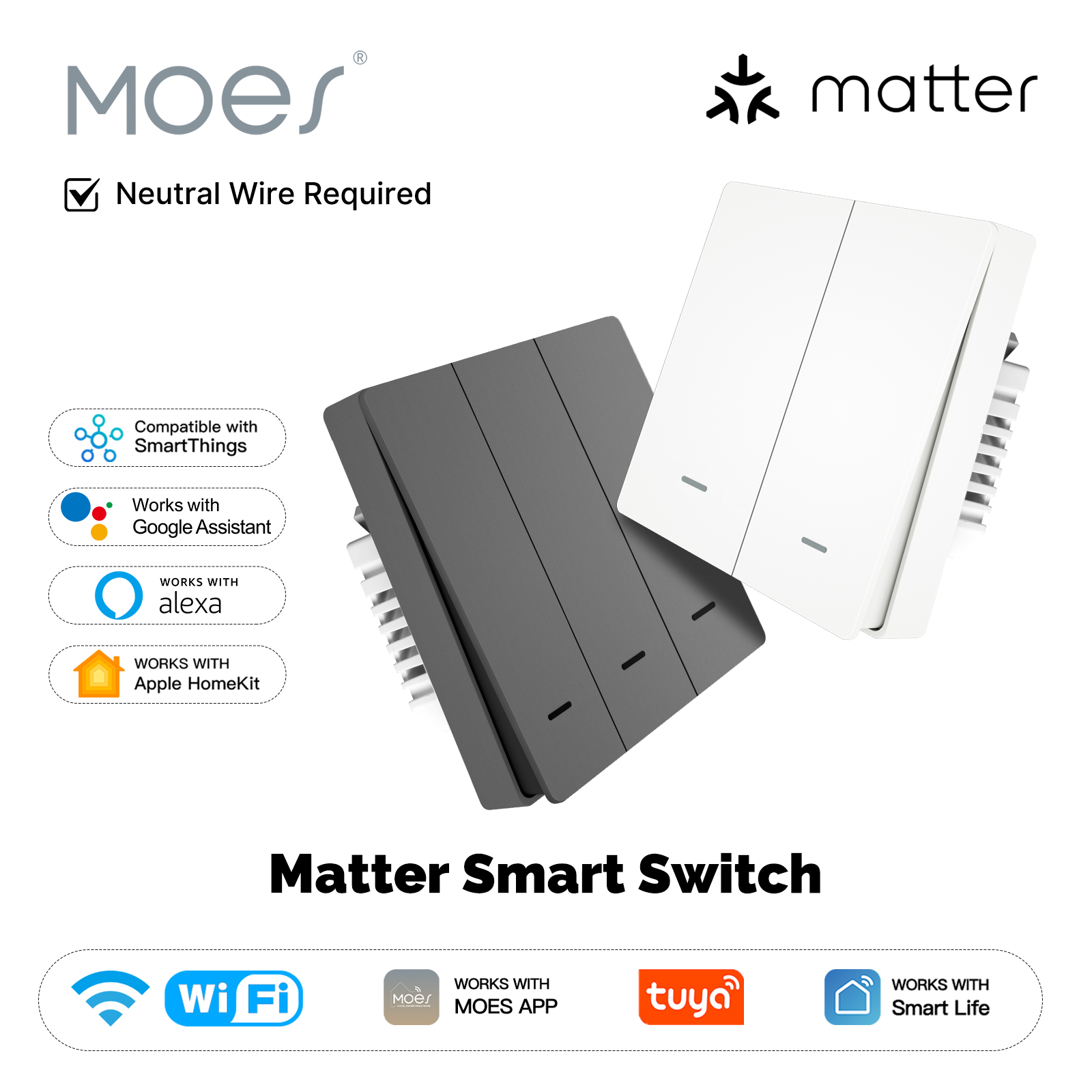 Smart Ir Remote Controller - MOES Matter Tuya WiFi Smart Light