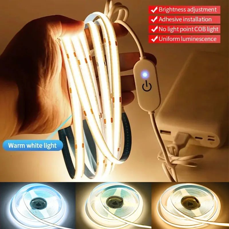 5V LED COB Strip Lights Smart  - Smart Home Design ulasan dan harga
