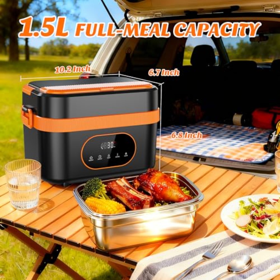 Cordless Heated Lunch Box for  - Smart Home Outdoor ulasan dan harga