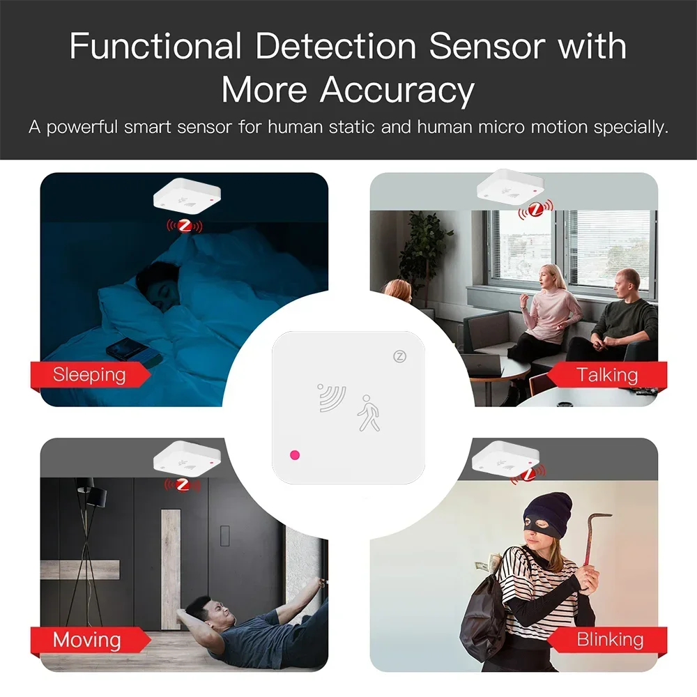 Tuya Zigbee WiFi  Human Presen - Smart Home Outdoor ulasan dan harga