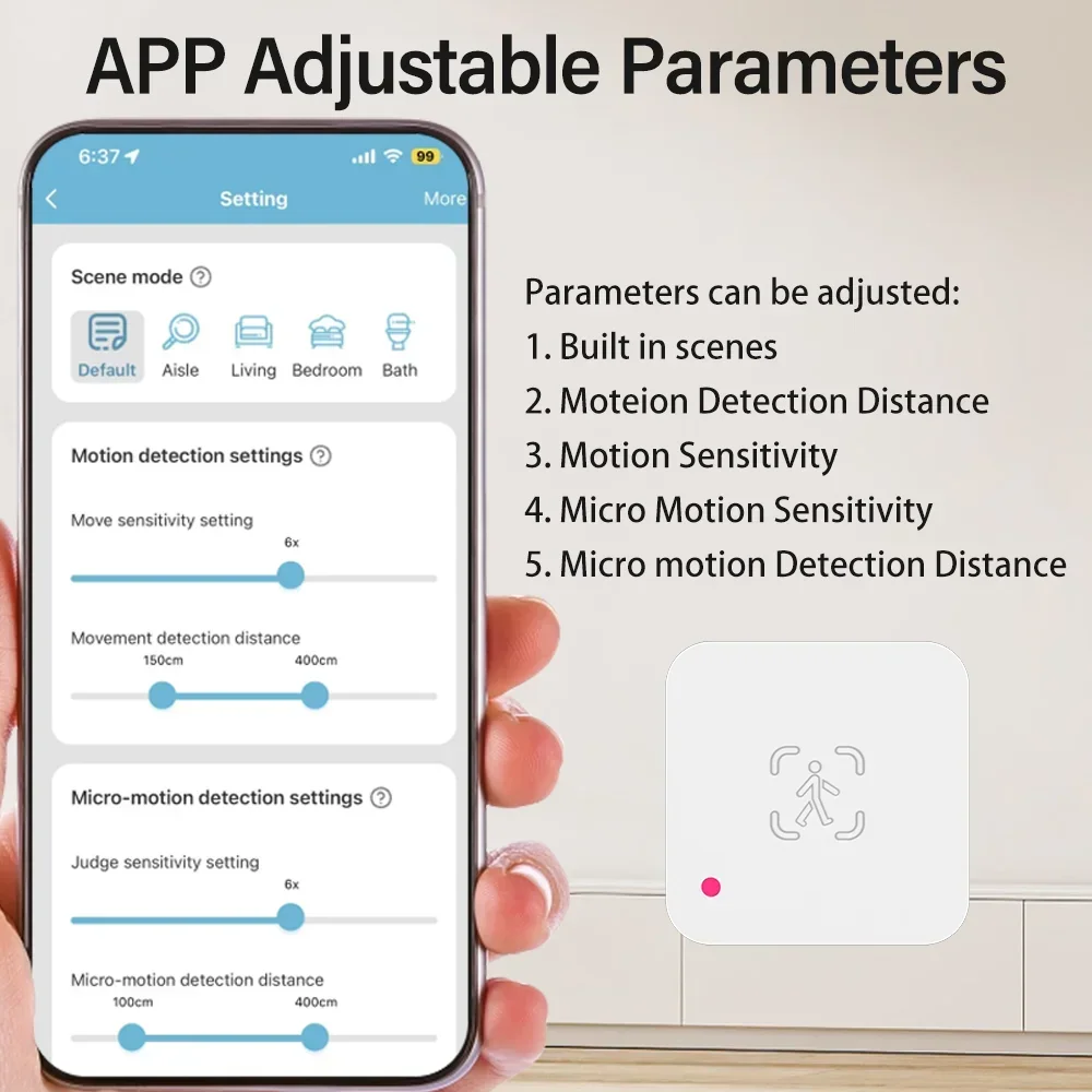 Tuya Zigbee WiFi  Human Presen - Smart Home Outdoor ulasan dan harga
