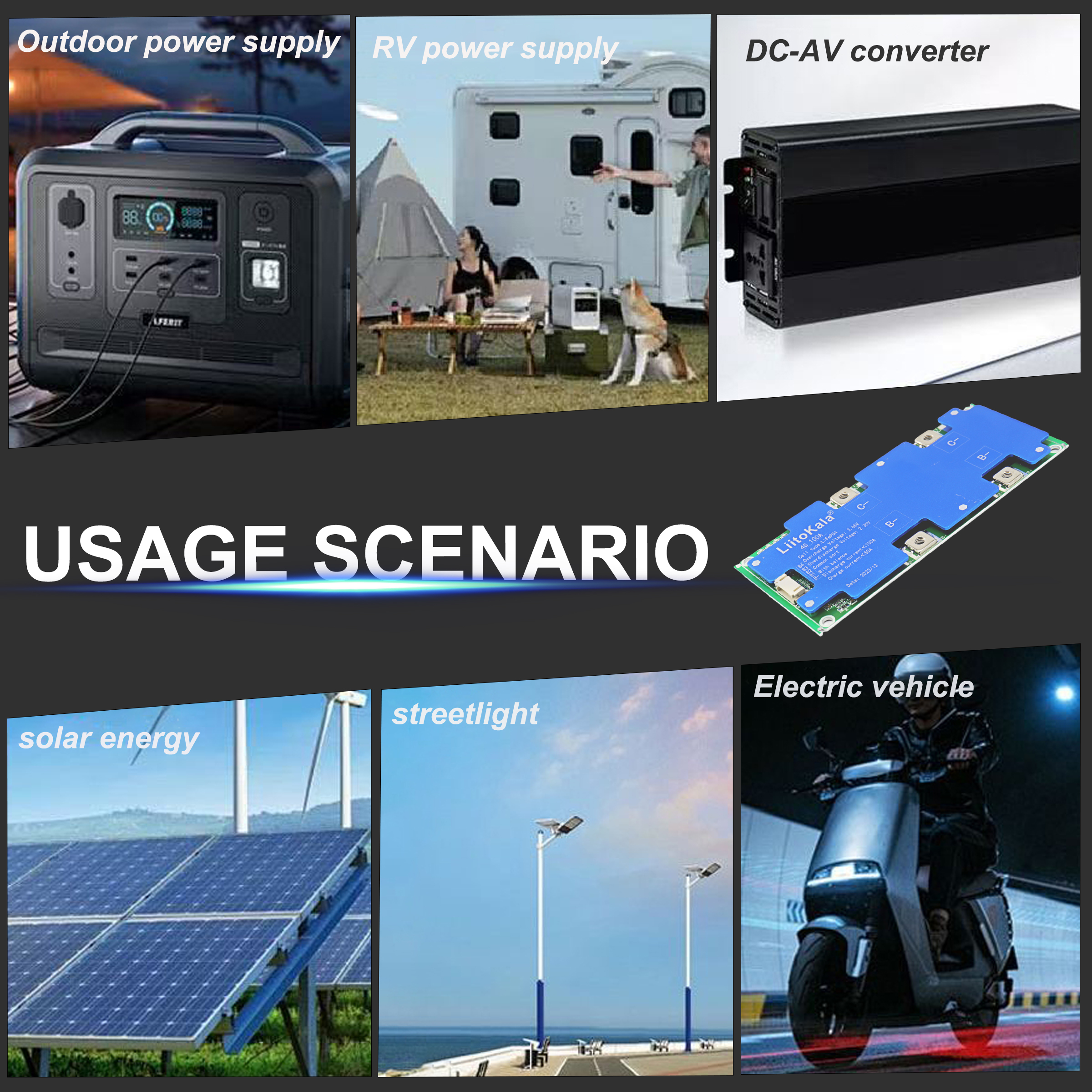 LiitoKala 4S 12V 100A BMS LiFe - Smart Home Energy Management ulasan dan harga