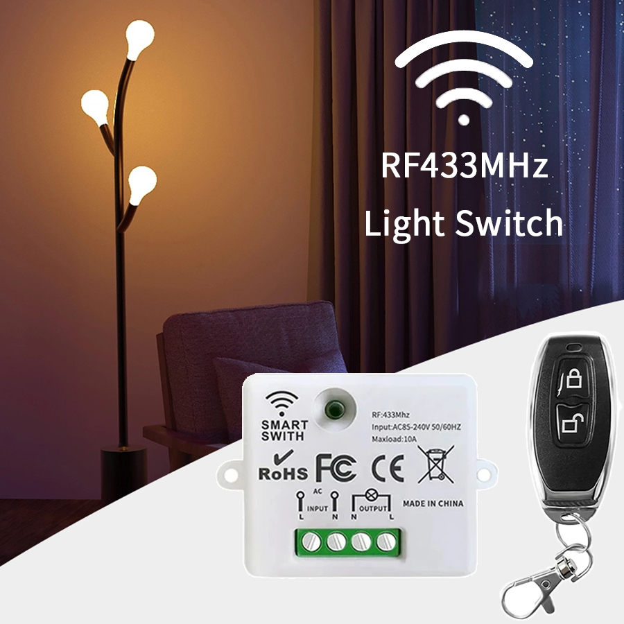 RF 433MHz Wireless Remote Cont - Smart Ir Remote Controller ulasan dan harga
