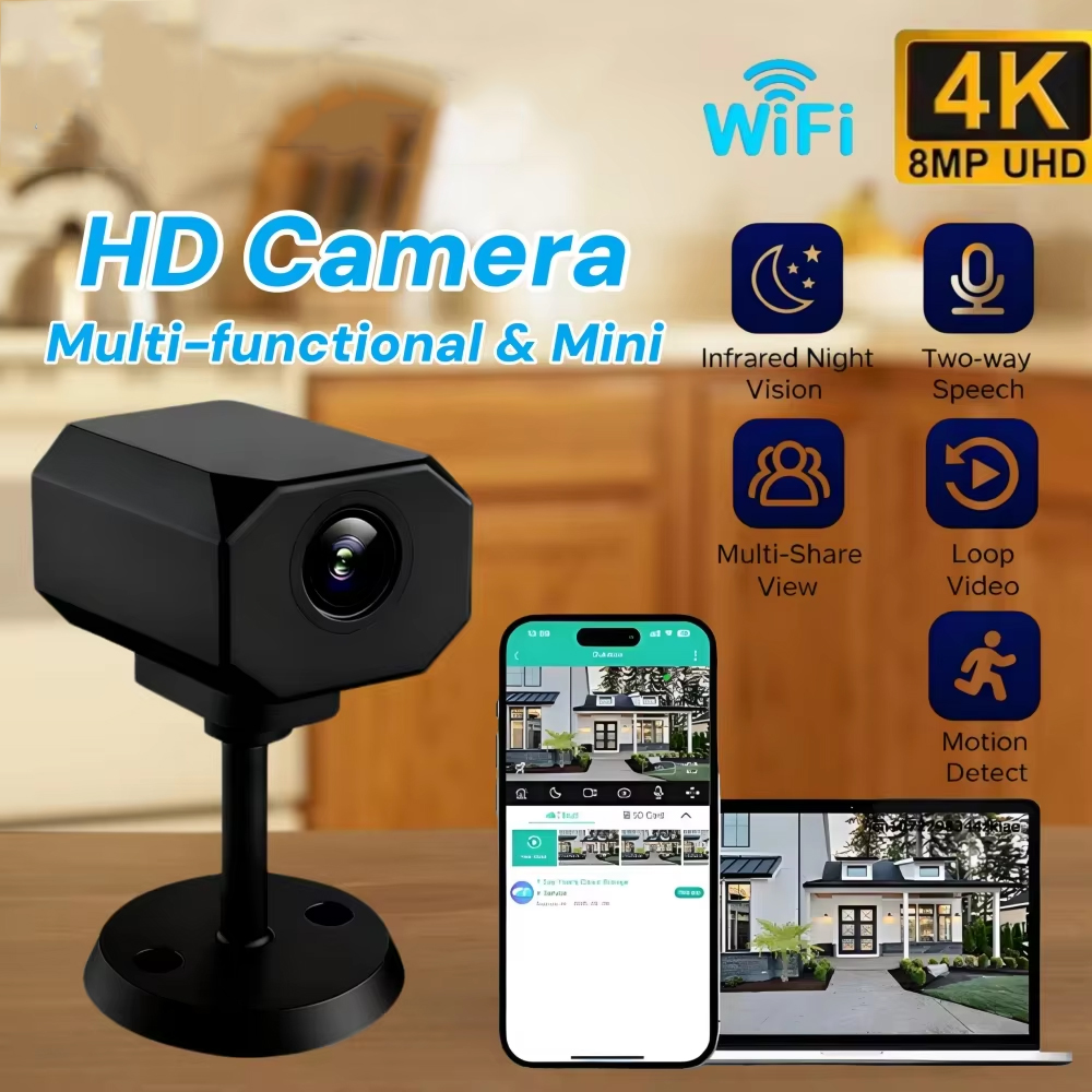 4K HD WiFi Security Camera for - Smart Home Design ulasan dan harga