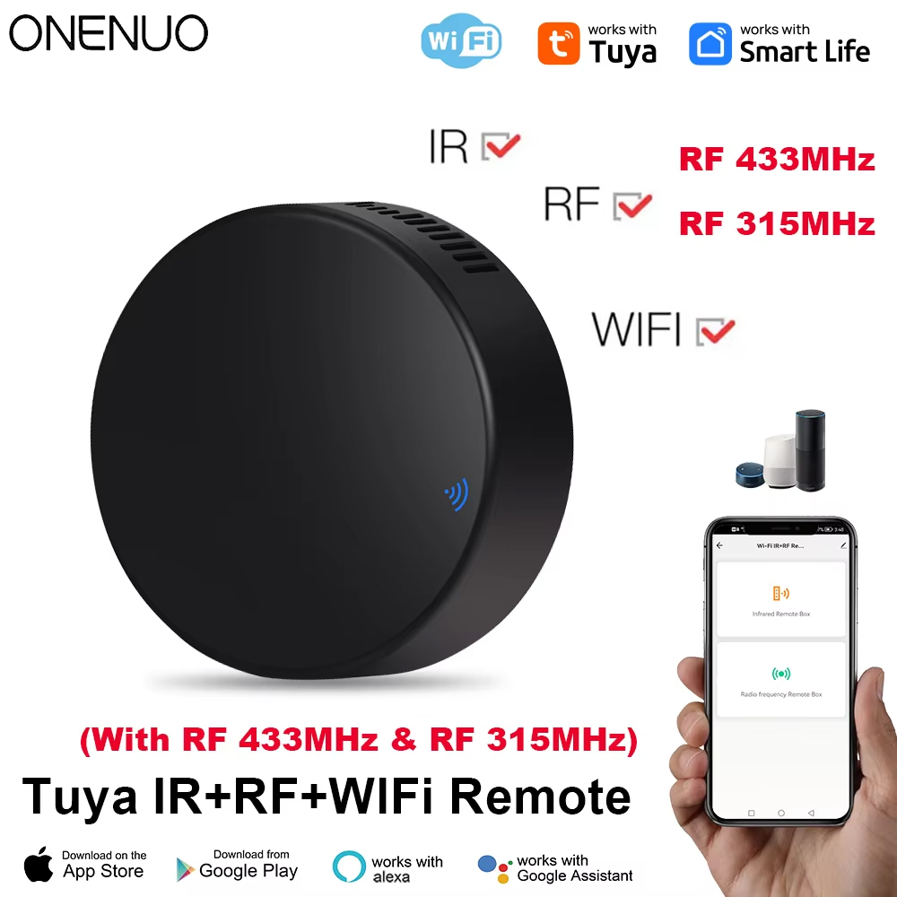 Tuya WiFi RF IR Remote Control - Smart Ir Remote Controller ulasan dan harga