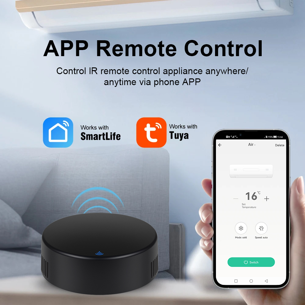 Tuya WiFi RF IR Remote Control - Smart Ir Remote Controller ulasan dan harga
