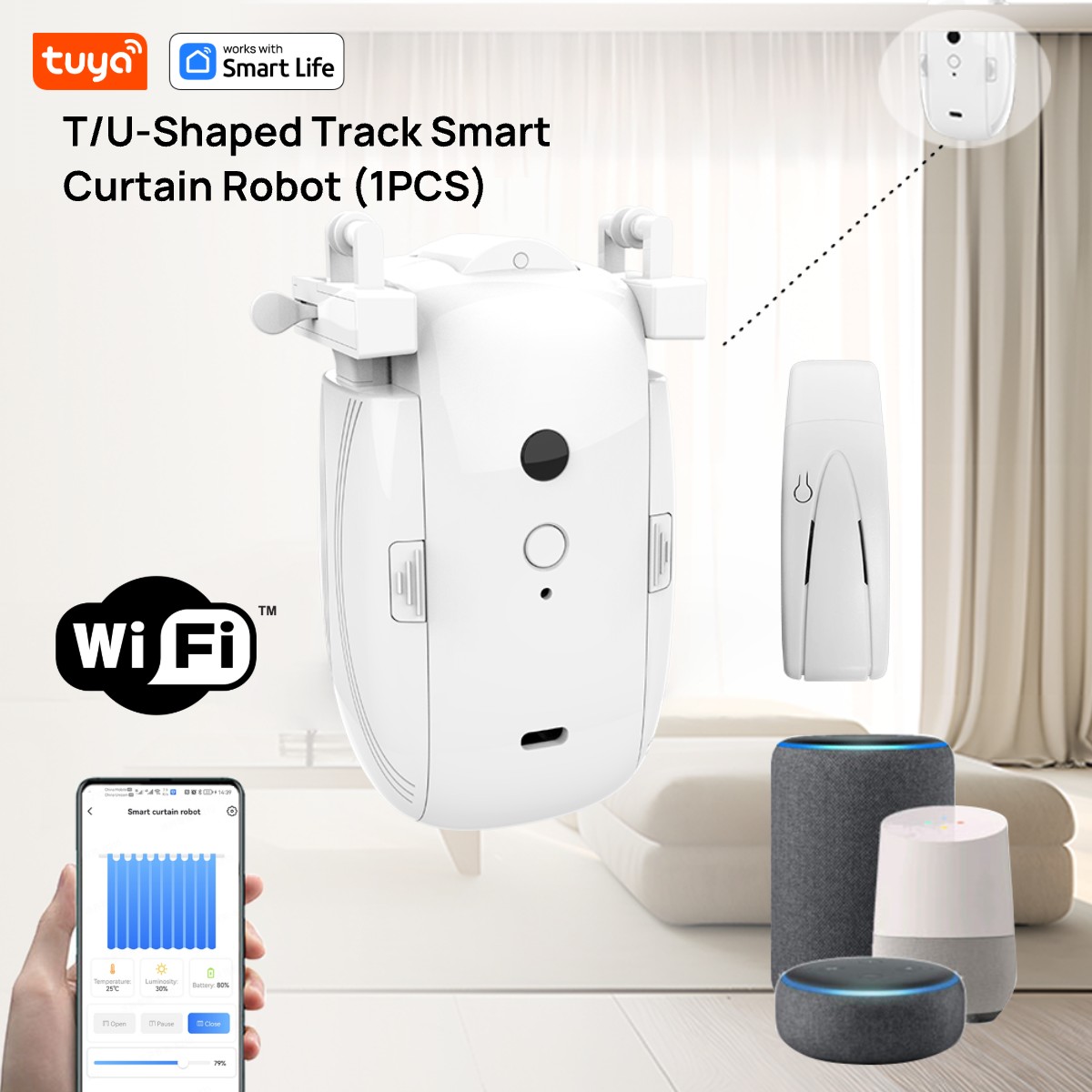 Tuya Smart WiFi Curtain Robot  - Smart Ir Remote Controller ulasan dan harga
