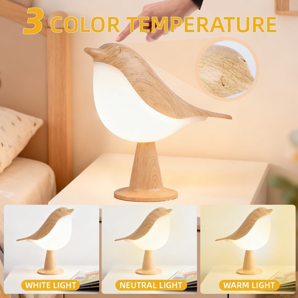 Cordless Bird Table Lamp, 3 Co - Temperature Sensor ulasan dan harga