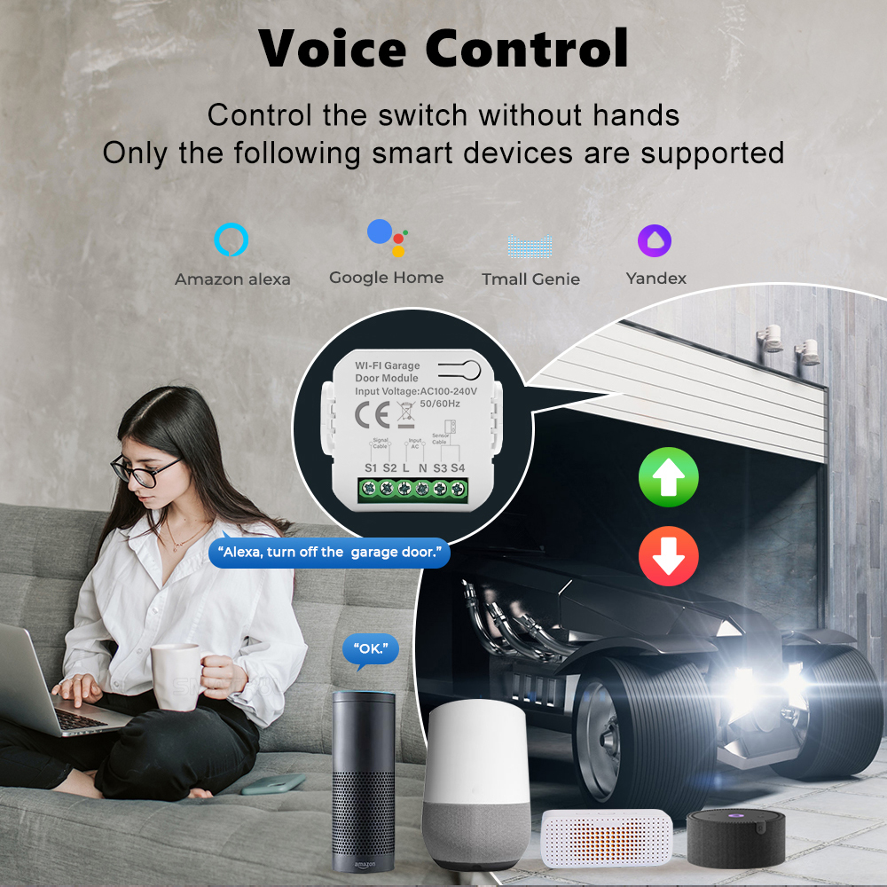 Smart Tuya WiFi Garage Door Sw - Smart Ir Remote Controller ulasan dan harga