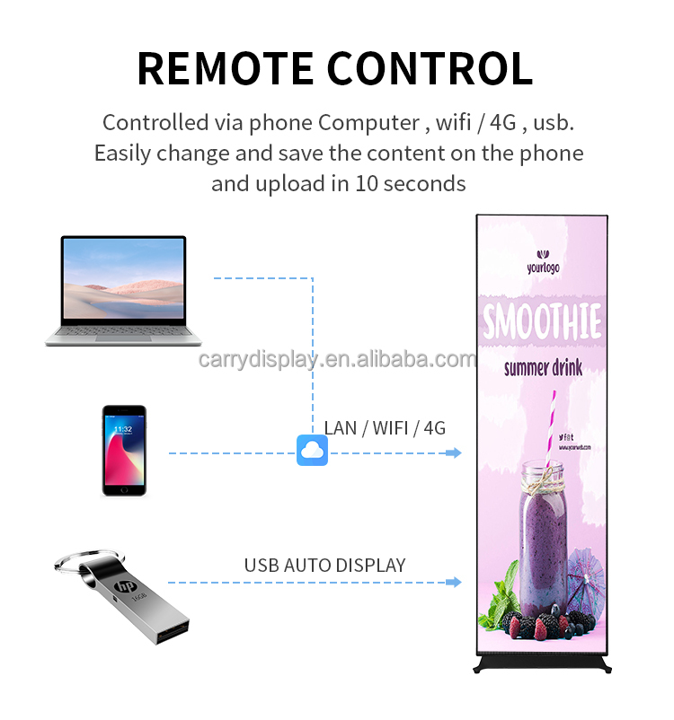 Outdoor Movable LED Digital Po - Smart Home Outdoor ulasan dan harga