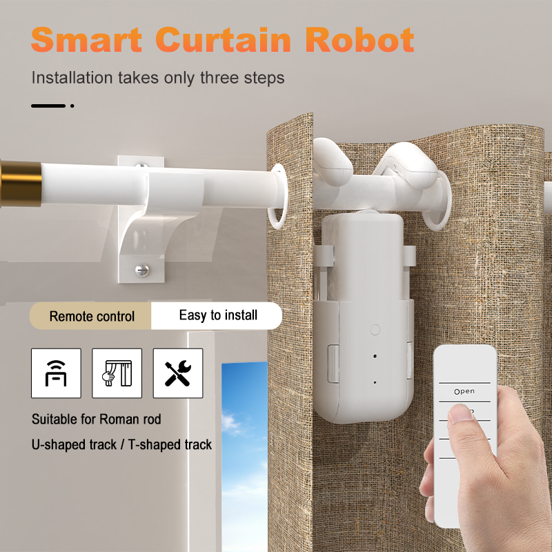 Smart Curtain Motor with Remot - Smart Home Automation ulasan dan harga