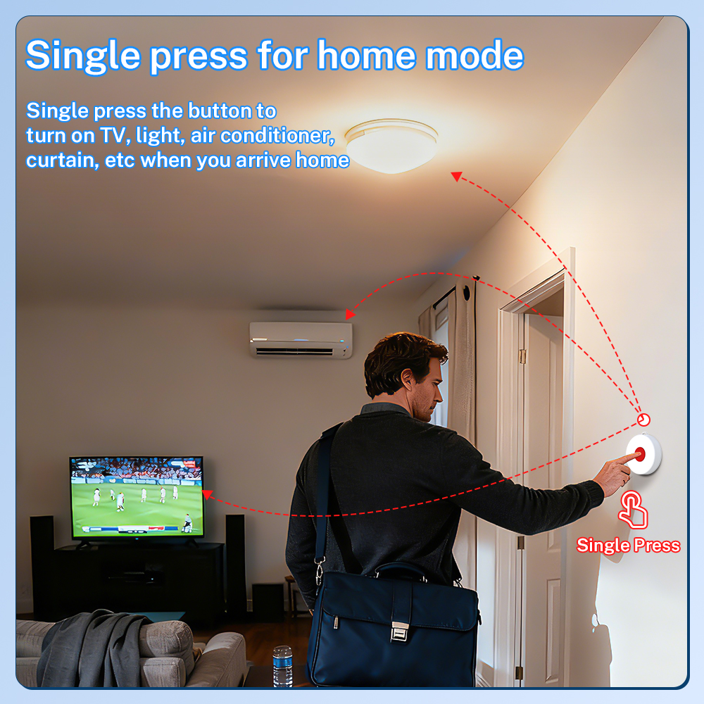 Tuya ZigBee Smart Button IP65  - Smart Home Automation ulasan dan harga