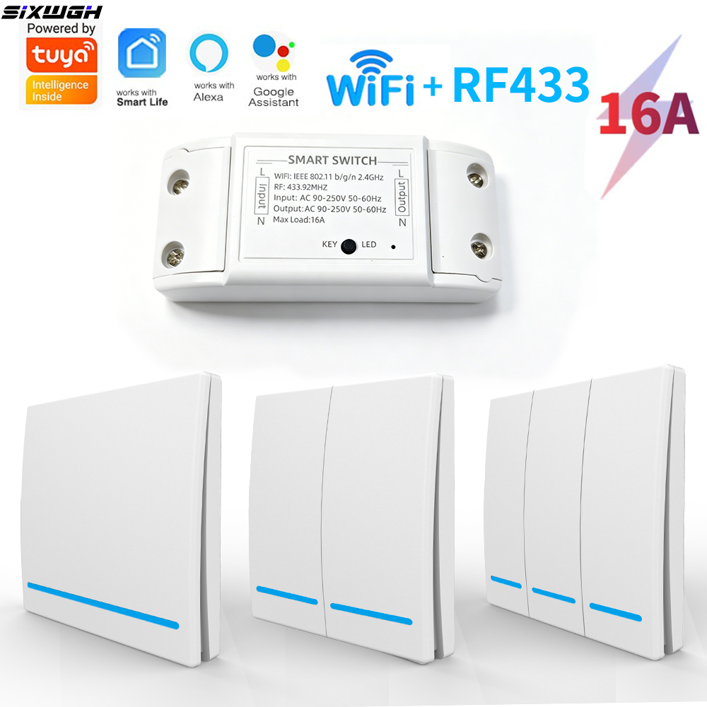 16A Tuya Wifi Smart Switch RF4 - Smart Ir Remote Controller ulasan dan harga