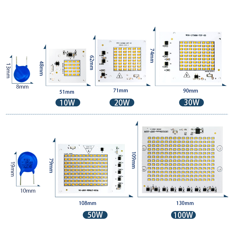 6pcs/lot Led Lamp 10W 20W 30W  - Smart Home Outdoor ulasan dan harga