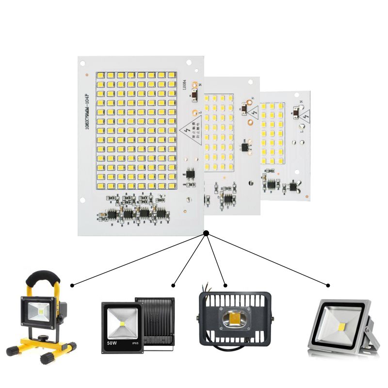 6pcs/lot Led Lamp 10W 20W 30W  - Smart Home Outdoor ulasan dan harga