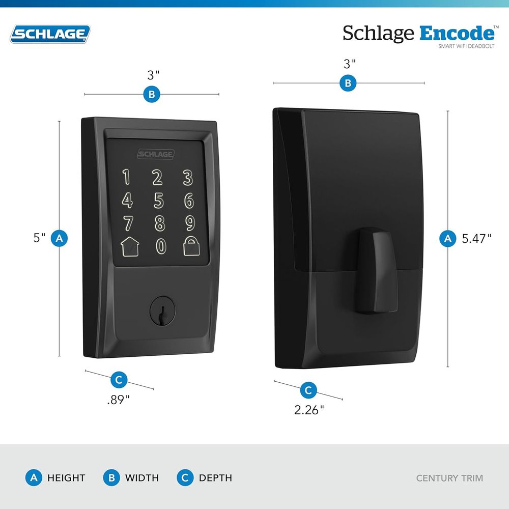 Encode Smart Wi-i Deadbolt Loc - Airbnb Smart Home ulasan dan harga