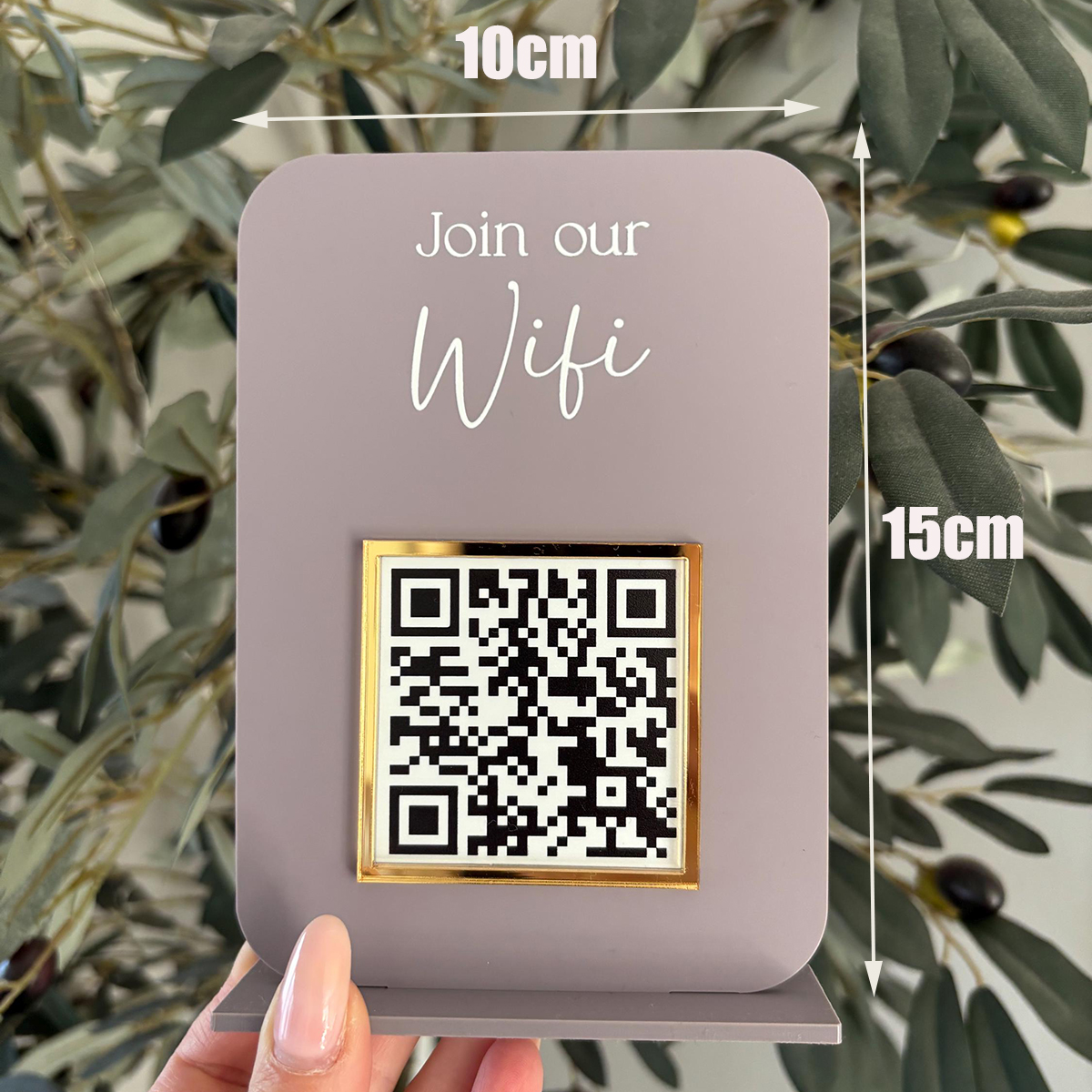 Customized Acrylic QR Code Pay - Airbnb Smart Home ulasan dan harga
