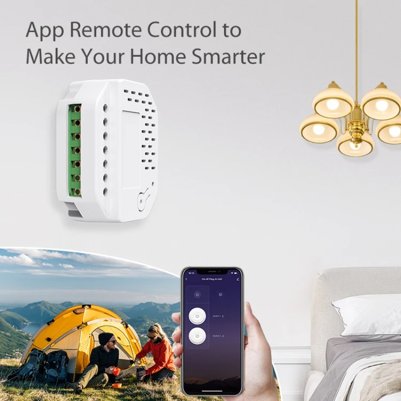 Matter Light Switch Module 2Ga - Smart Home Automation ulasan dan harga