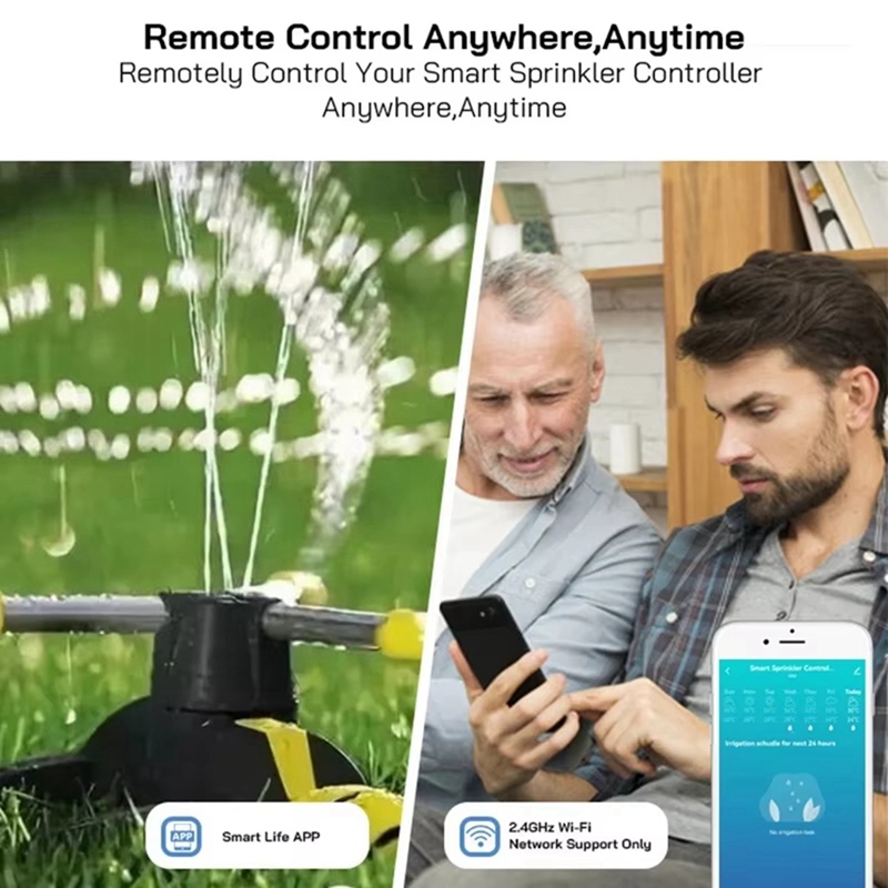 Tuya WiFi Smart Sprinkler Cont - Smart Home Automation ulasan dan harga