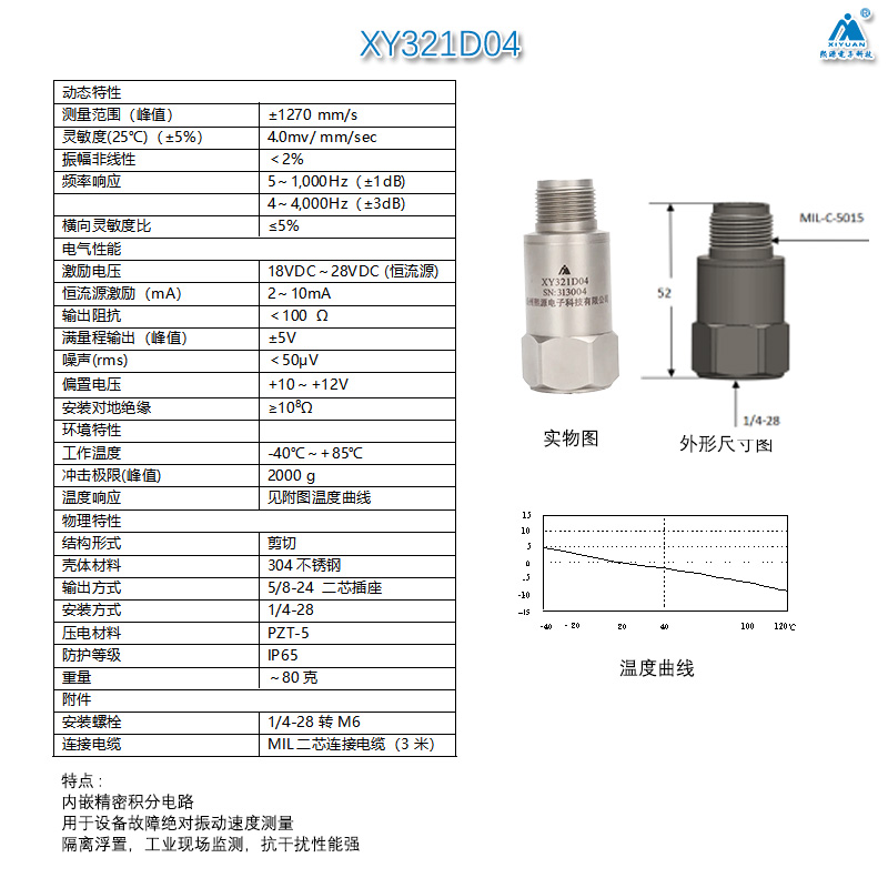 Vibration Speed Sensor Piezoel - Temperature Sensor ulasan dan harga