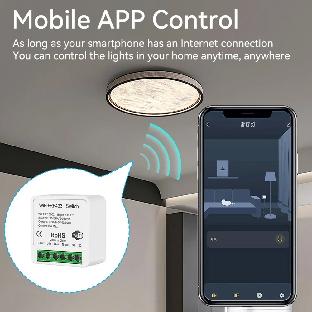 Voice Control Module WiFi RF43 - Smart Home Automation ulasan dan harga