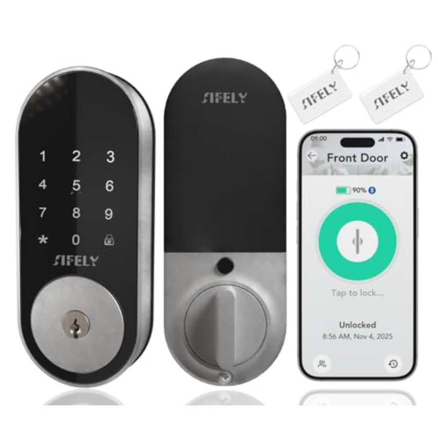 Keyless Entry Smart Deadbolt w - Airbnb Smart Home ulasan dan harga