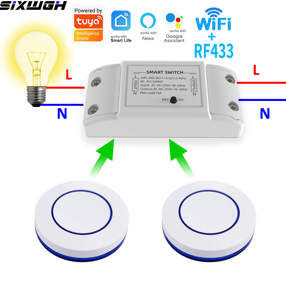 16A WiFi Tuya Smart Switch Wir - Smart Ir Remote Controller ulasan dan harga