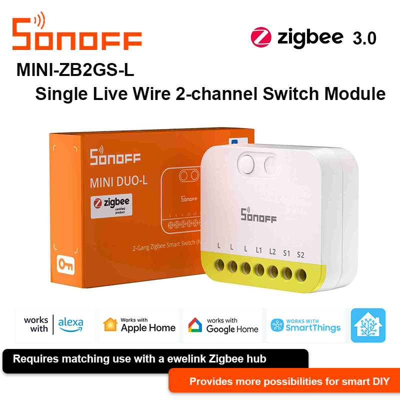 Sonoff MINI-ZB2GS-L Zigbee 2-C - Smart Home Automation ulasan dan harga