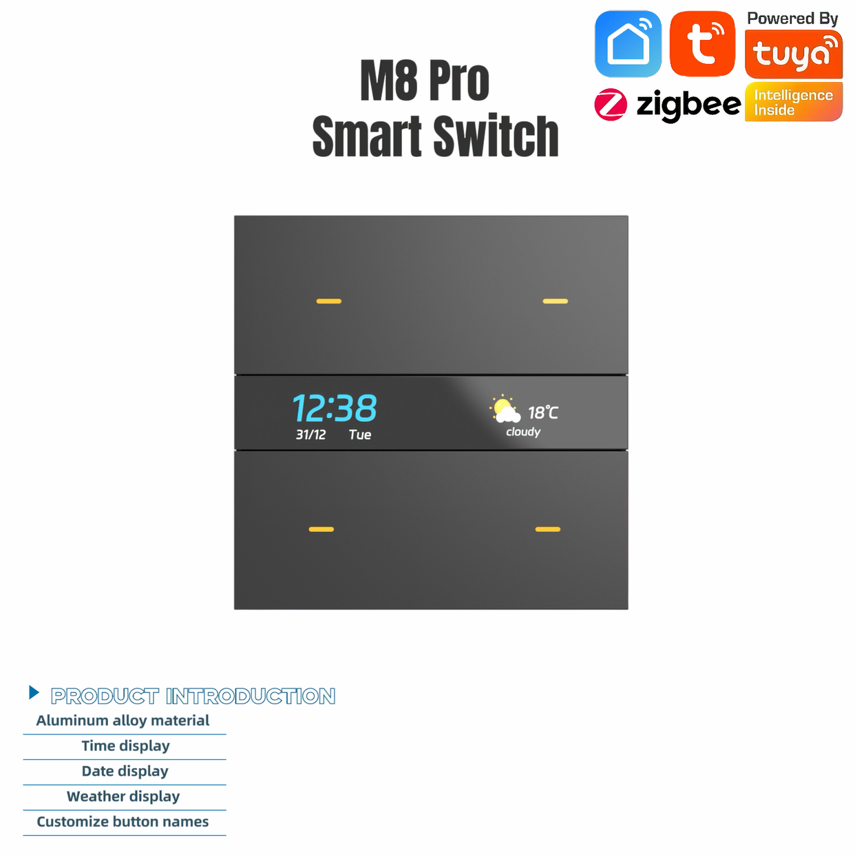 M8Pro Tuya Smart Switch & Zigb - Smart Home Zigbee ulasan dan harga