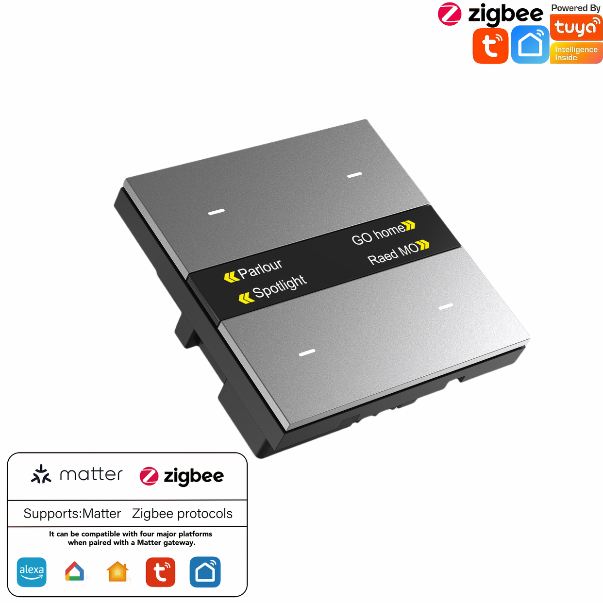 M8Pro Tuya Smart Switch & Zigb - Smart Home Zigbee ulasan dan harga