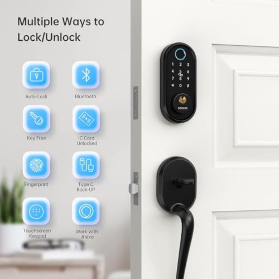Smart Fingerprint Keyless Entr - Airbnb Smart Home ulasan dan harga