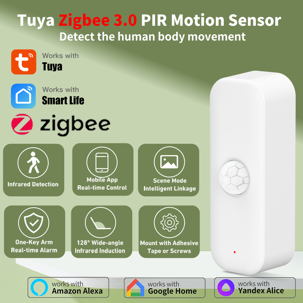 Tuya Zigbee 3.0 PIR Smart Moti - Smart Home Outdoor ulasan dan harga