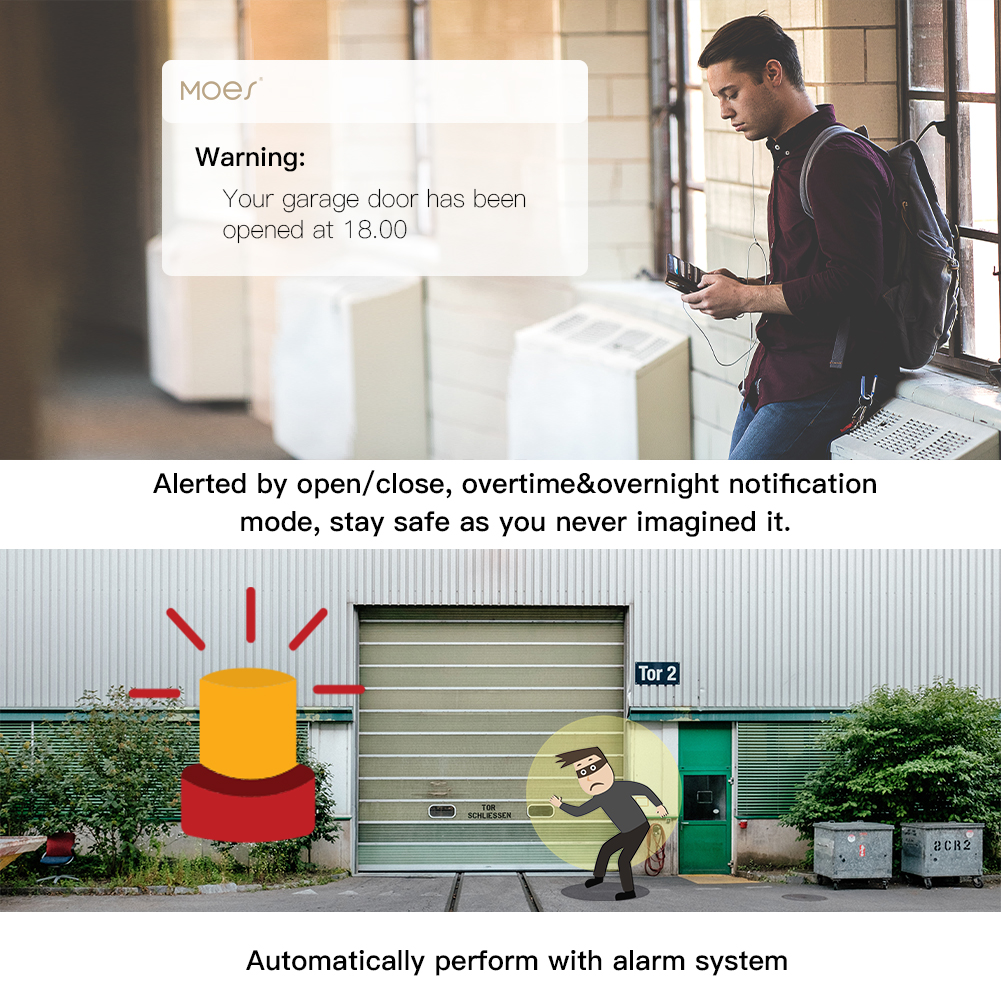 MOES Tuya WiFi Smart Garage Do - Smart Ir Remote Controller ulasan dan harga