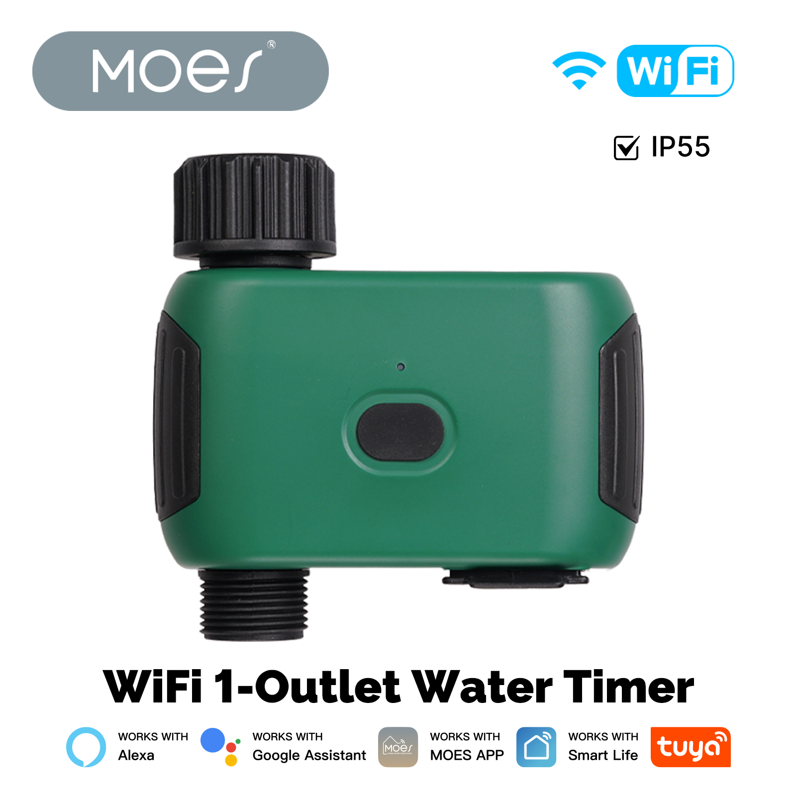 MOES Tuya Smart WiFi 1 Outlet  - Smart Home Automation ulasan dan harga