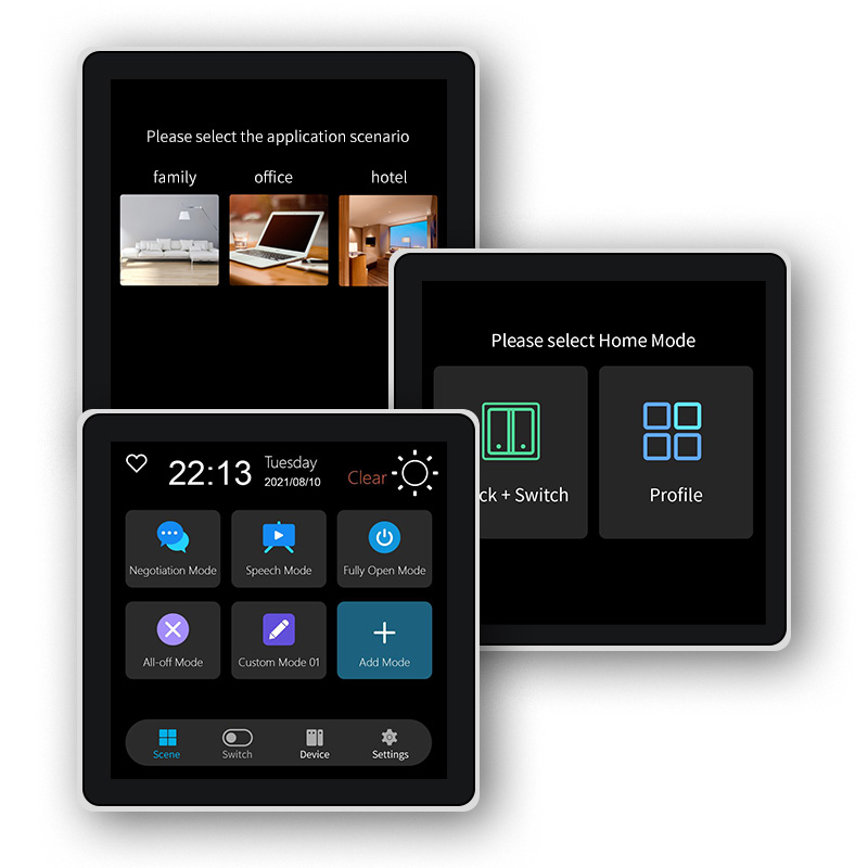 FUERS 4 Inch Touch Screen Mult - Smart Home Zigbee ulasan dan harga