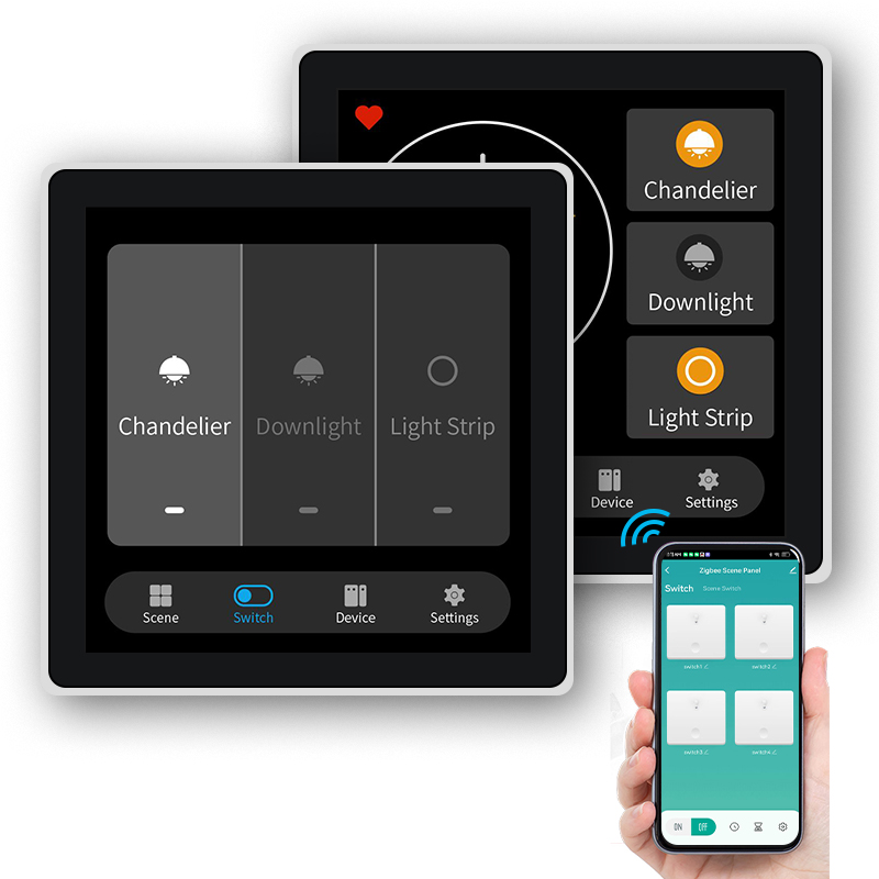 FUERS 4 Inch Touch Screen Mult - Smart Home Zigbee ulasan dan harga