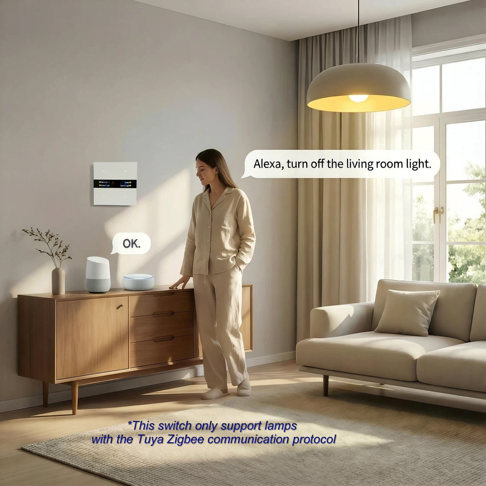 M8 pro Zigbee smart switch pan - Smart Home Design ulasan dan harga