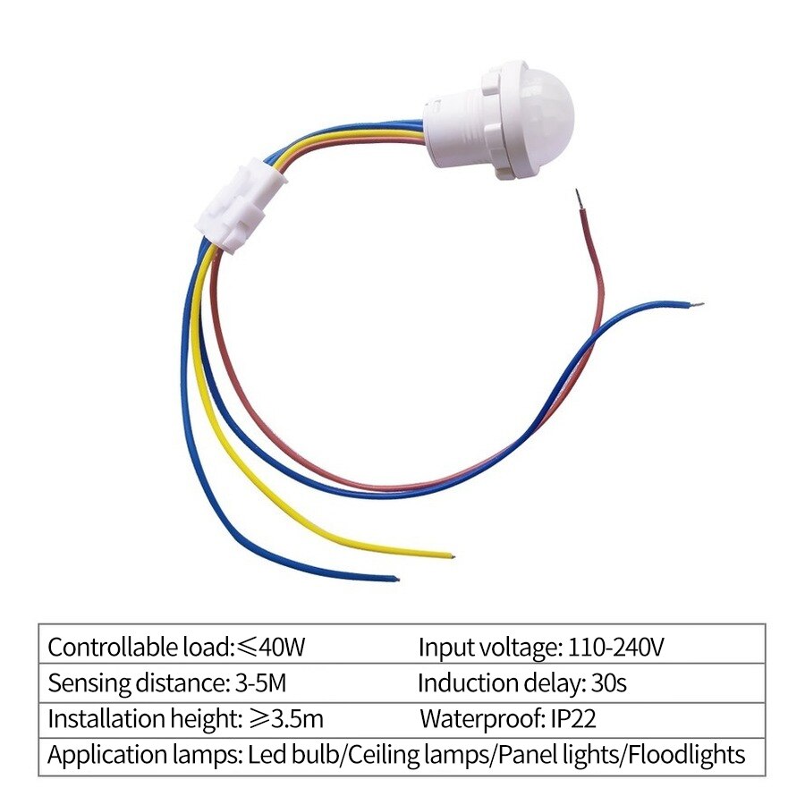 PIR Motion Sensor Detector Sma - Smart Home Outdoor ulasan dan harga