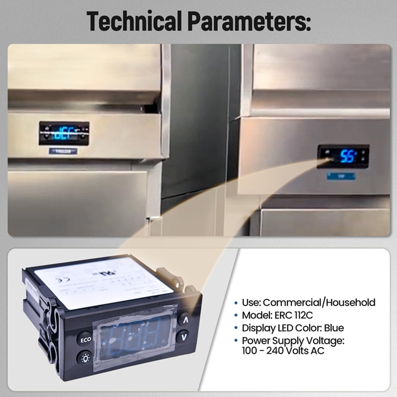 Erc112C Temperature Controller - Temperature Sensor ulasan dan harga