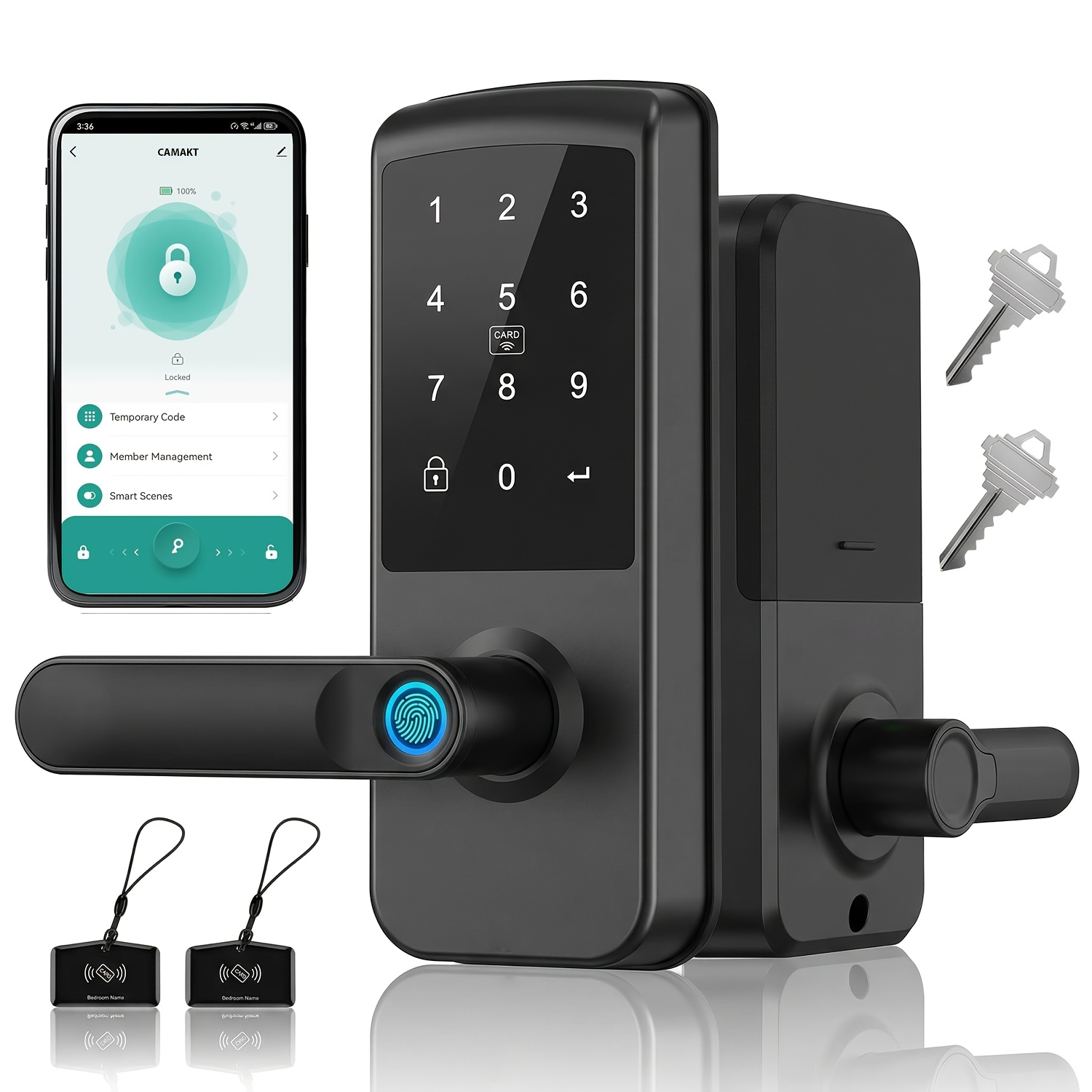 Fingerprint Smart Door Locks ( - Airbnb Smart Home ulasan dan harga