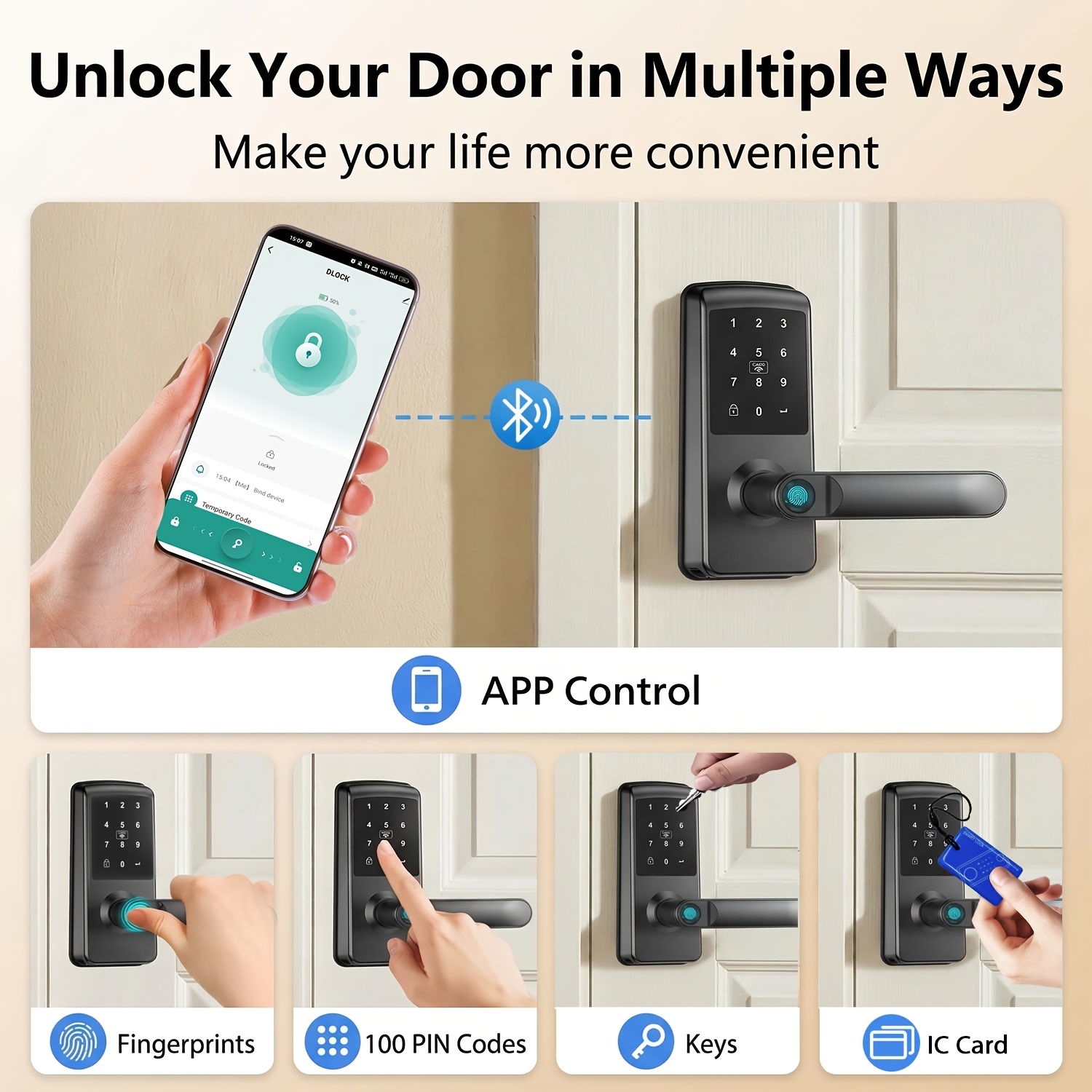 Fingerprint Smart Door Locks ( - Airbnb Smart Home ulasan dan harga