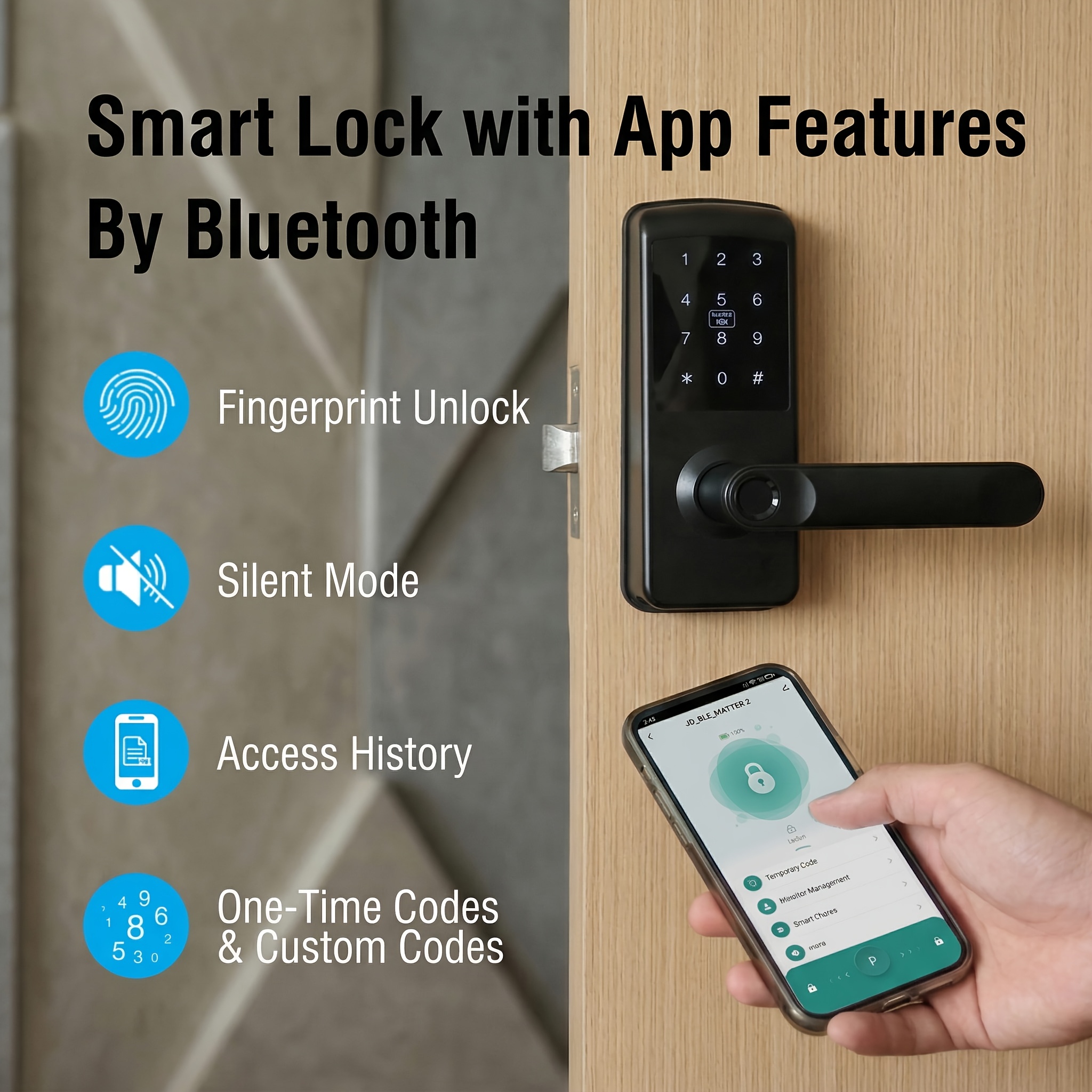 Fingerprint Smart Door Locks ( - Airbnb Smart Home ulasan dan harga