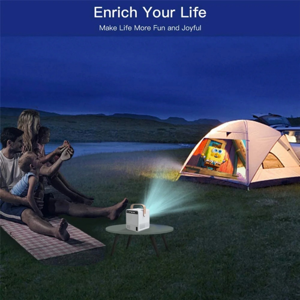 Portable Smart 4K Projector Mi - Smart Home Outdoor ulasan dan harga